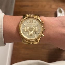 Gold Michael Kors watch