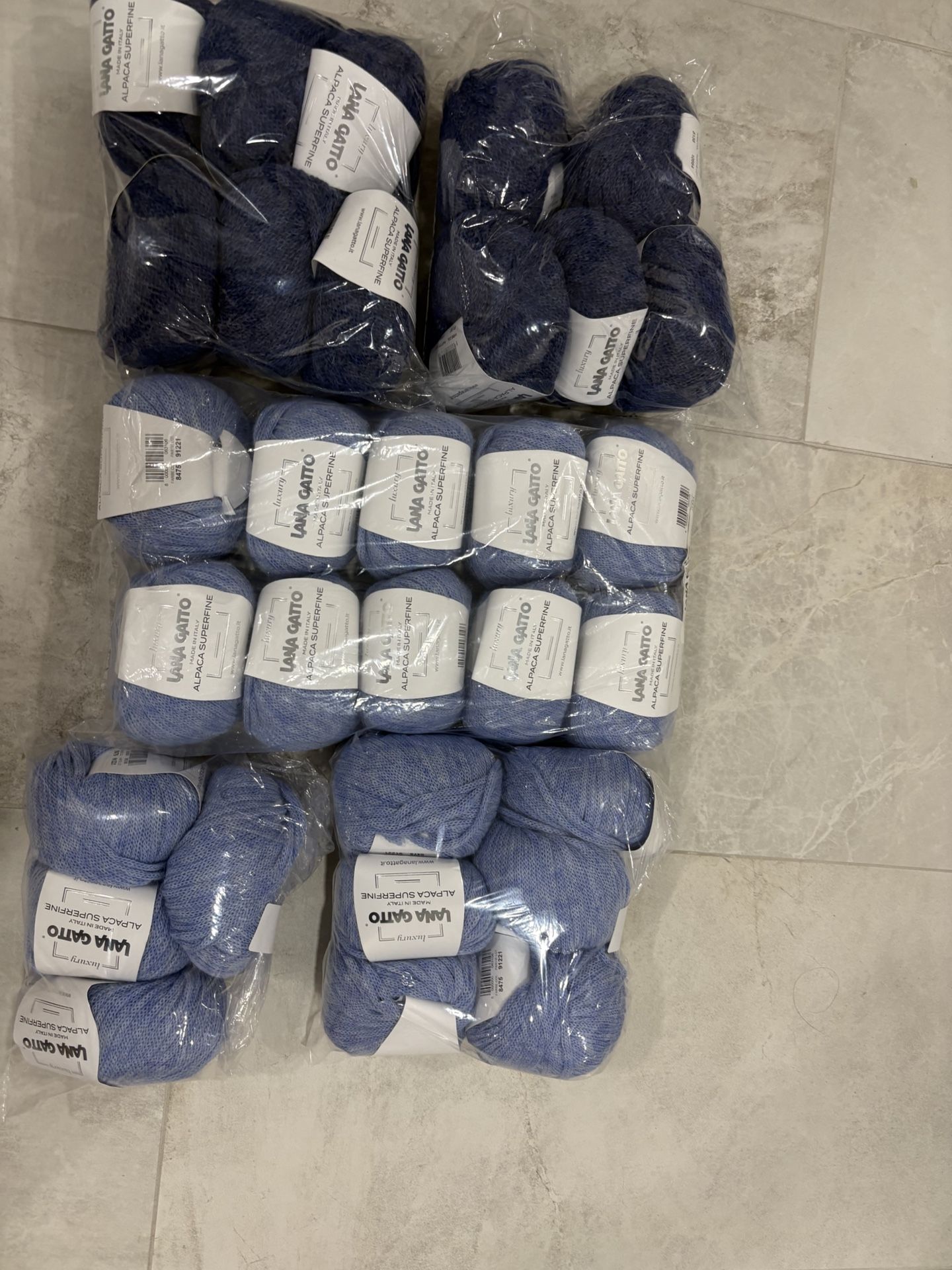 Lana Gatto Alpaca Superfine luxury Italian Yarn Lot