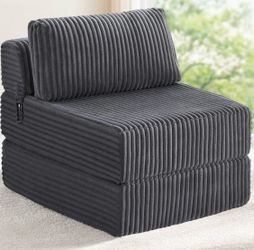 Corduroy 4-in-1 Folding Sofa Bed, Couch or Lounger/Single Xl