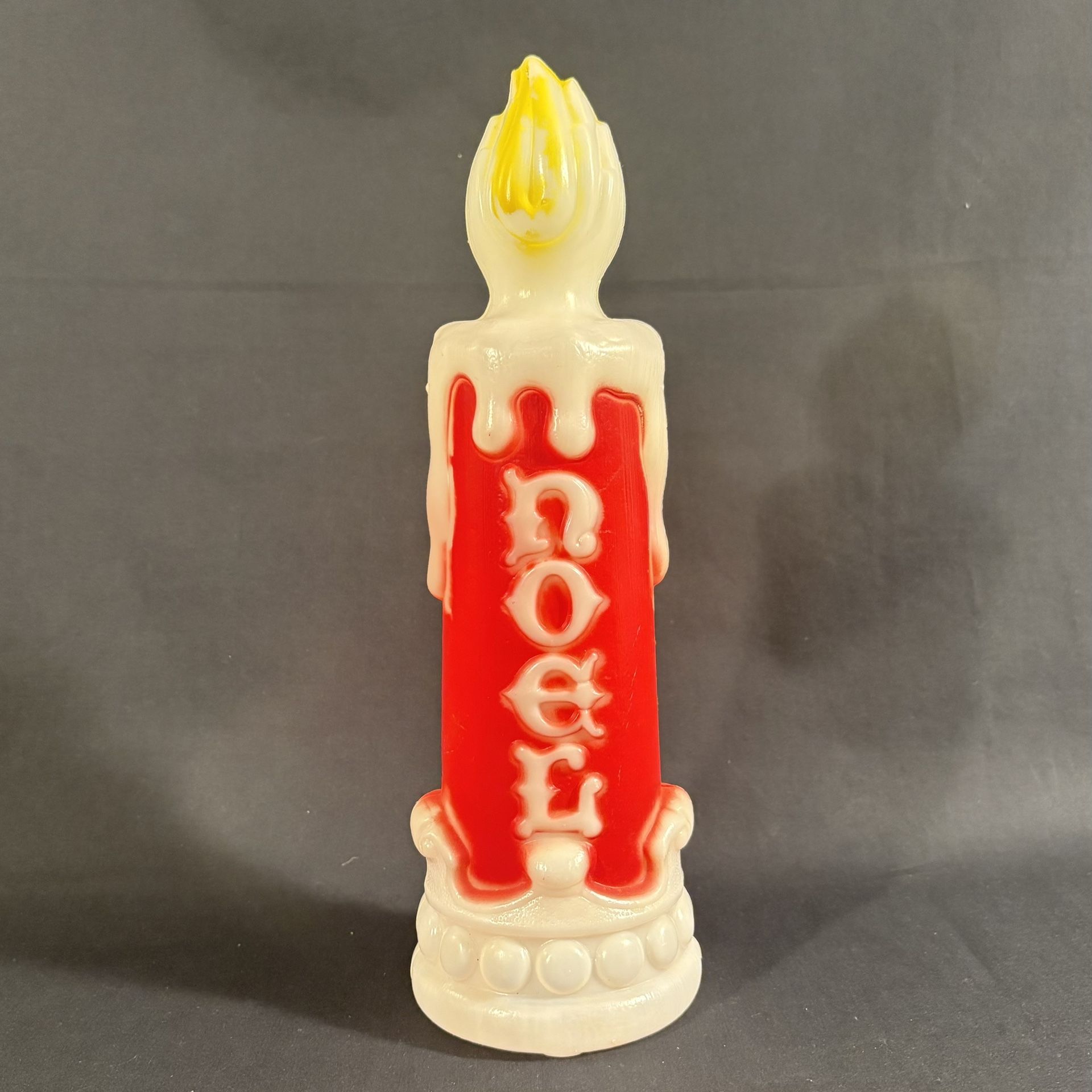 Vintage Empire Plastic Noel Candle Blow Mold