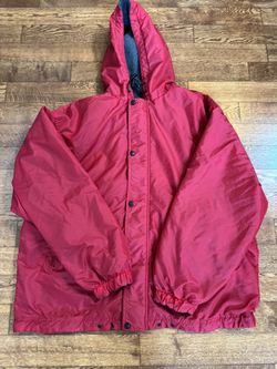 basic edition red lined jacket