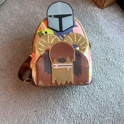 Mandalorian Baby Yoda Loungefly backpack Purse