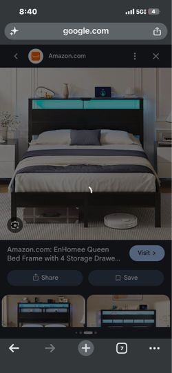 Queen size bed frame