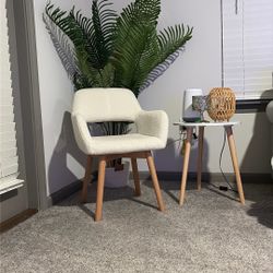 White Accent Chair