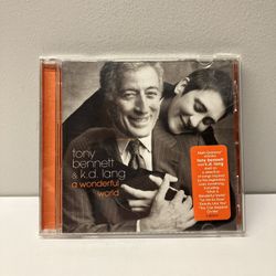 Tony Bennett And K.D. Lang - A Wonderful World Cd - Excellent Condition