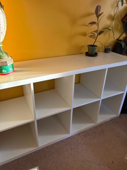 AWAITING PICKUP White Cubby Shelf