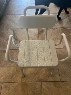 Portable shower chair.