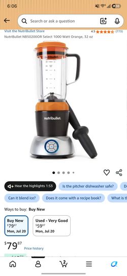 Nutribullet blender 32oz