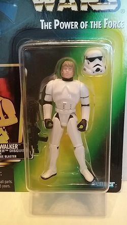 NEW Star Wars: Power Of The Force - Luke Skywalker In Stormtrooper Disguise *