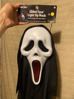 GhostFace Light Up Halloween Mask