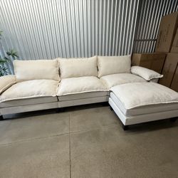 Brand New In Box 📦 Sectional Couches Sofas Beige-gray