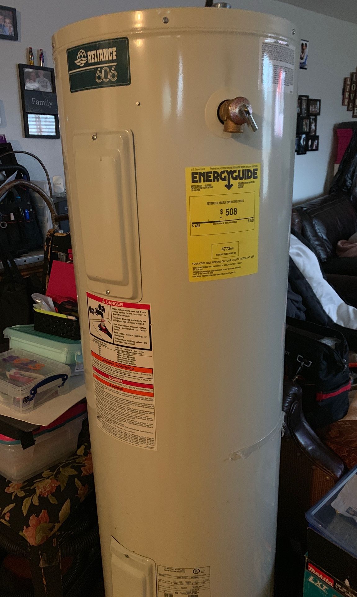 Electric water heater works great