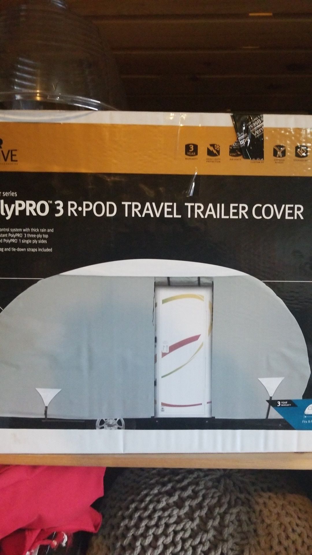 Poly Pro 3R Travel trailer cover/ new