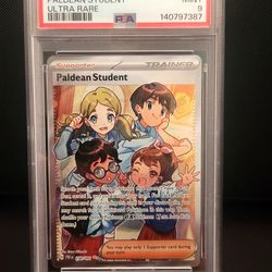 2024 Pokémon Paldean Student PAF EN PSA 9