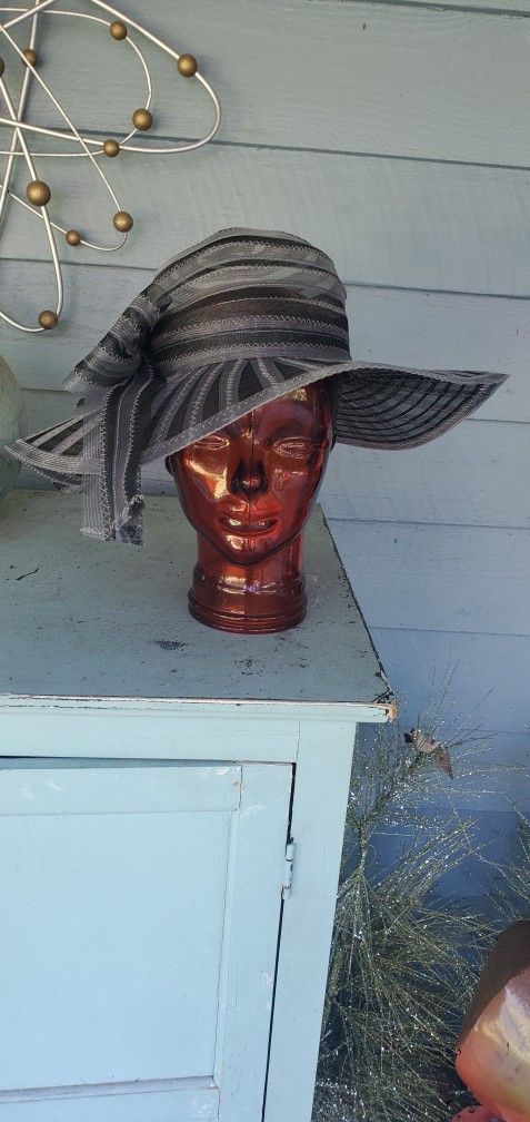 Gray Church Hat