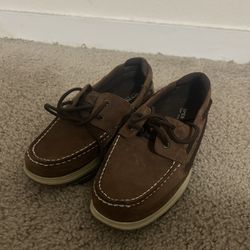 Dignified Sperry Top-Sider Men’s Leather Boy's Boat Shoes