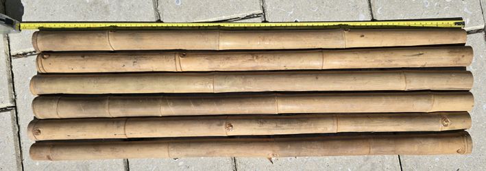 Split Rattan 32" Poles Tiki Bar Crafts DIY