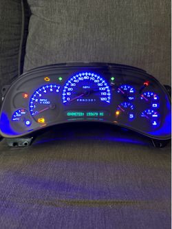 Silverado gauge cluster