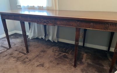 Extra Large Antique Desk / Serving Table