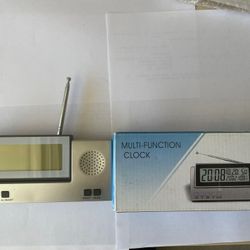 Multifunctional Clock Radio Battery Operated 