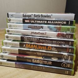 XBOX 360VIDEOGAMES BUNDLE