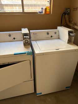 WHIRLPOOL 7.4 cu. ft. 120-Volt White Commercial Gas Vented Dryer
