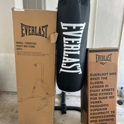 Everlast Powercore Dual Bag and Stand Boxing