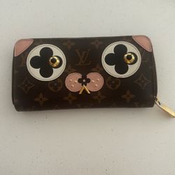 LV Dog Zippy Monogram Wallet Pre-Owned 