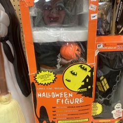 Vintage Halloween Motion Witch