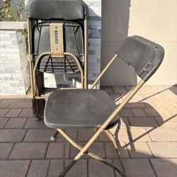 9 Folding Chairs for $20