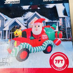 🎅 7 FT Santa Driving a Car Christmas Inflatable – $30  📍 Pickup: S. Durango / 215, near IKEA – Las Vegas  Fun oversized Christmas decoration featuri
