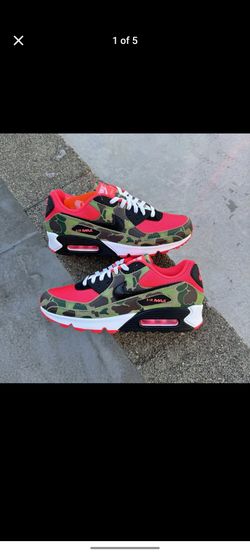 Nike Air Max 90 Duck Camo Infrared Sneakers size 8.5