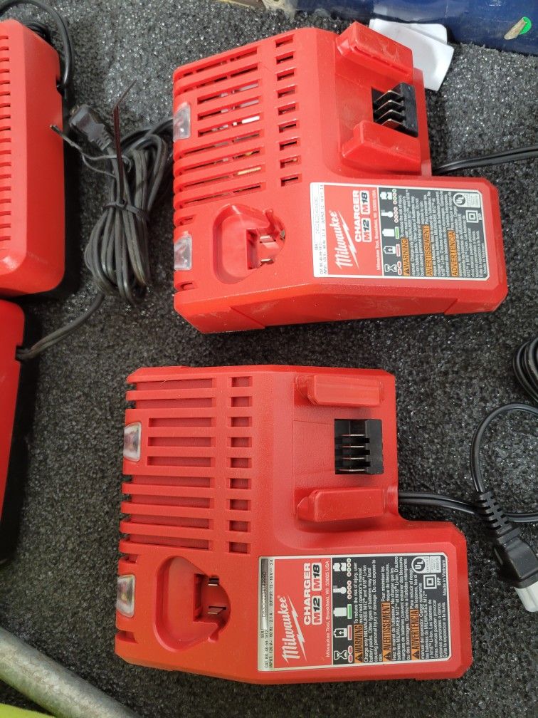 Misc Chargers (Milwaukee & Dewalt)