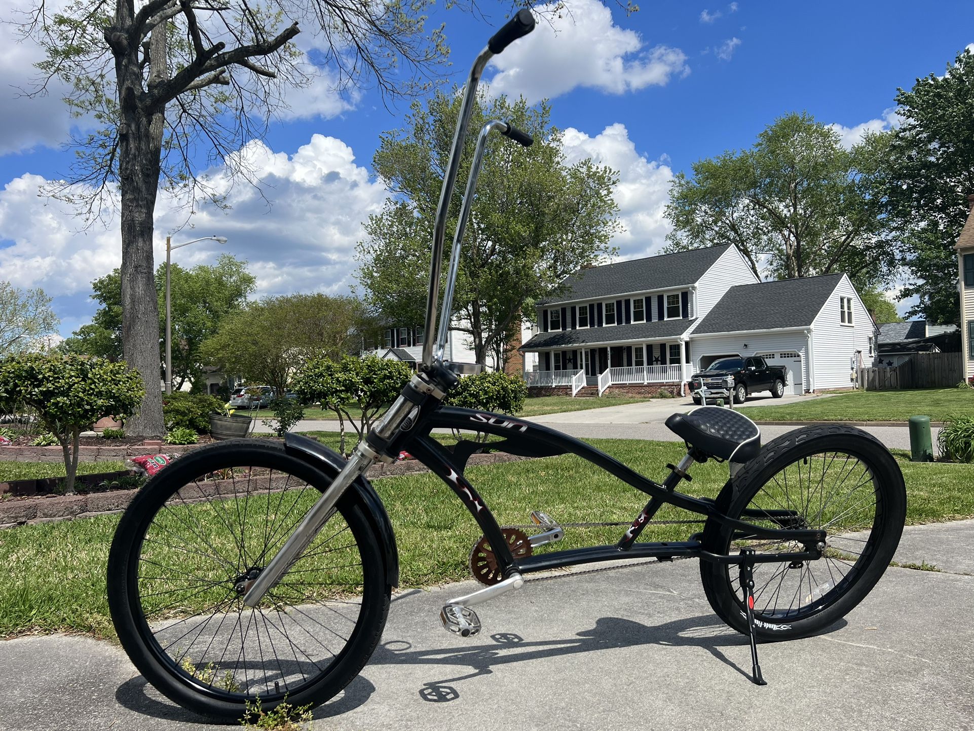 Custom Stretched Chopper Bike Beach Cruiser 26”