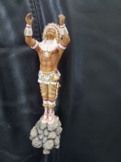 The Protecor of Dreams  Hamilton collection Indian chief decor