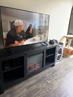 TV Stand W/Fireplace
