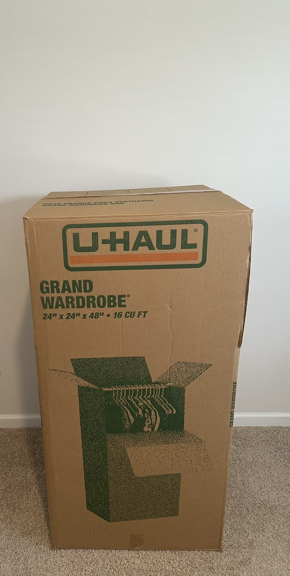 U-Haul Grand Wardrobe Moving Box