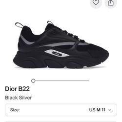 Dior B22 Black Sneakers