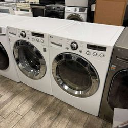 Lg washer and dryer gas dryer with warranty