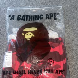 Bathing Ape Color Camo Zip Up Hoodie