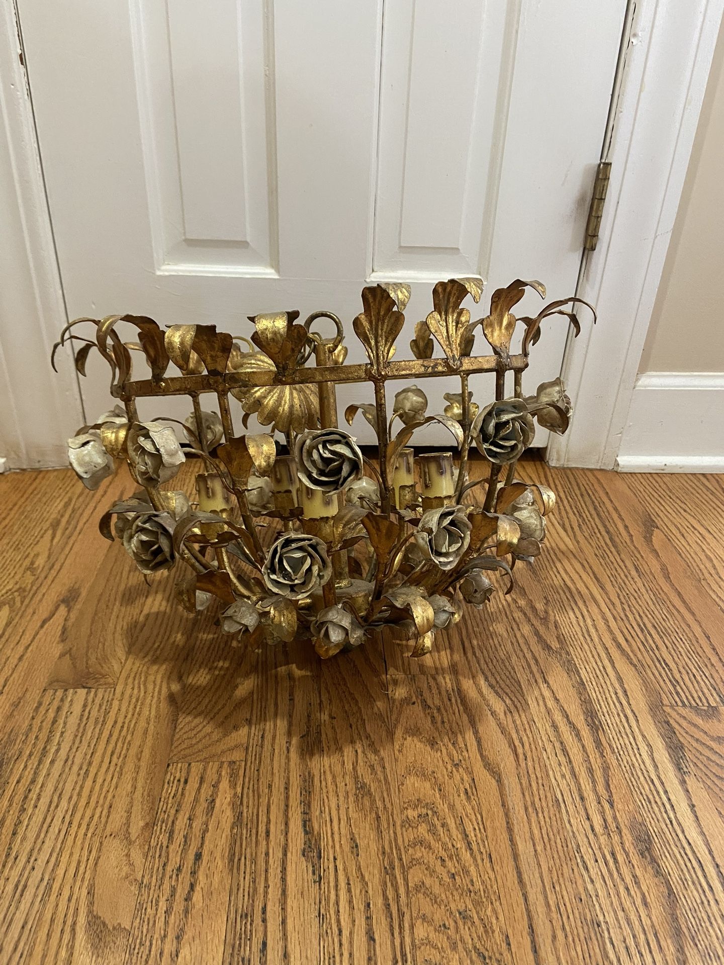 Vintage Golden Wheat Pendant Chandelier