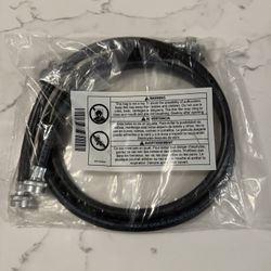 NEW Universal 4ft Braided Stainless Steel Washer Lines HOT + COLD