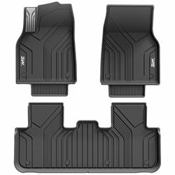 Tesla Model Y Juniper 3W Floor Mats - 1st and 2nd Row