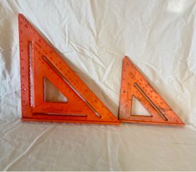 12” and 8” square. Both for $8