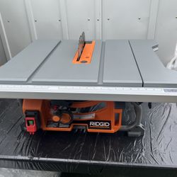 RIDGID 15 Amp 10 in. Portable Corded Jobsite Table Saw No Accessories 