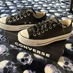 Converse Leather Platforms