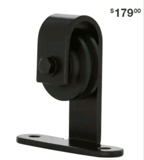 EVERBILT 72 in. Dark Oil-Rubbed Top Mount Sliding Barn Door Track & Hardware Kit
