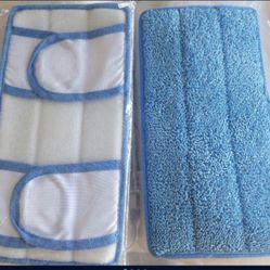 MICROFIBER REUSEABLE MOP PADS  (SETBOF 2)