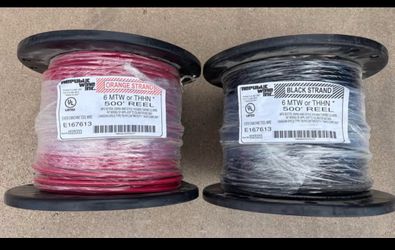 Wire # 6 THHW electric
