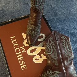 Lucchese  western boots vintage apparel snakeskin 